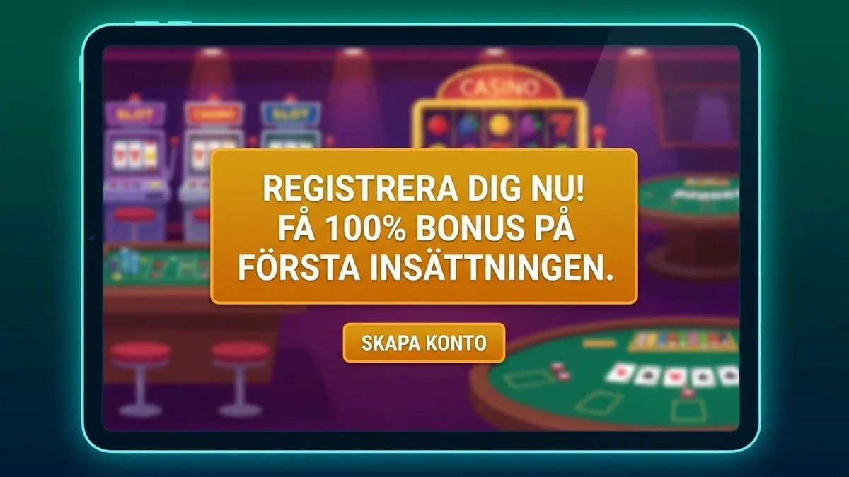 Registrera dig med bonus